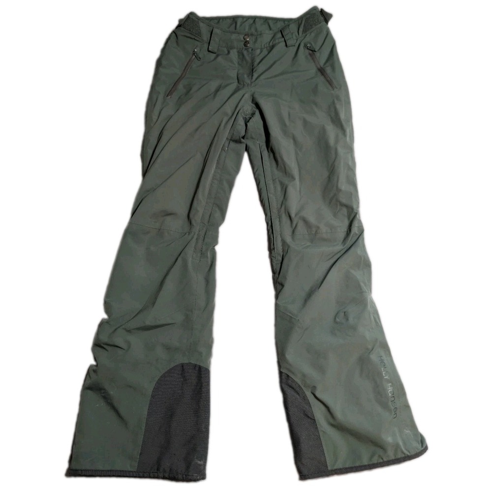 Helly Hansen Legendary Ski Pants Womens S Green Helly Tech RECCO Insulated